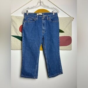Vintage Y2K 90s Gap Boot cut Capri Blue jeans Size 8